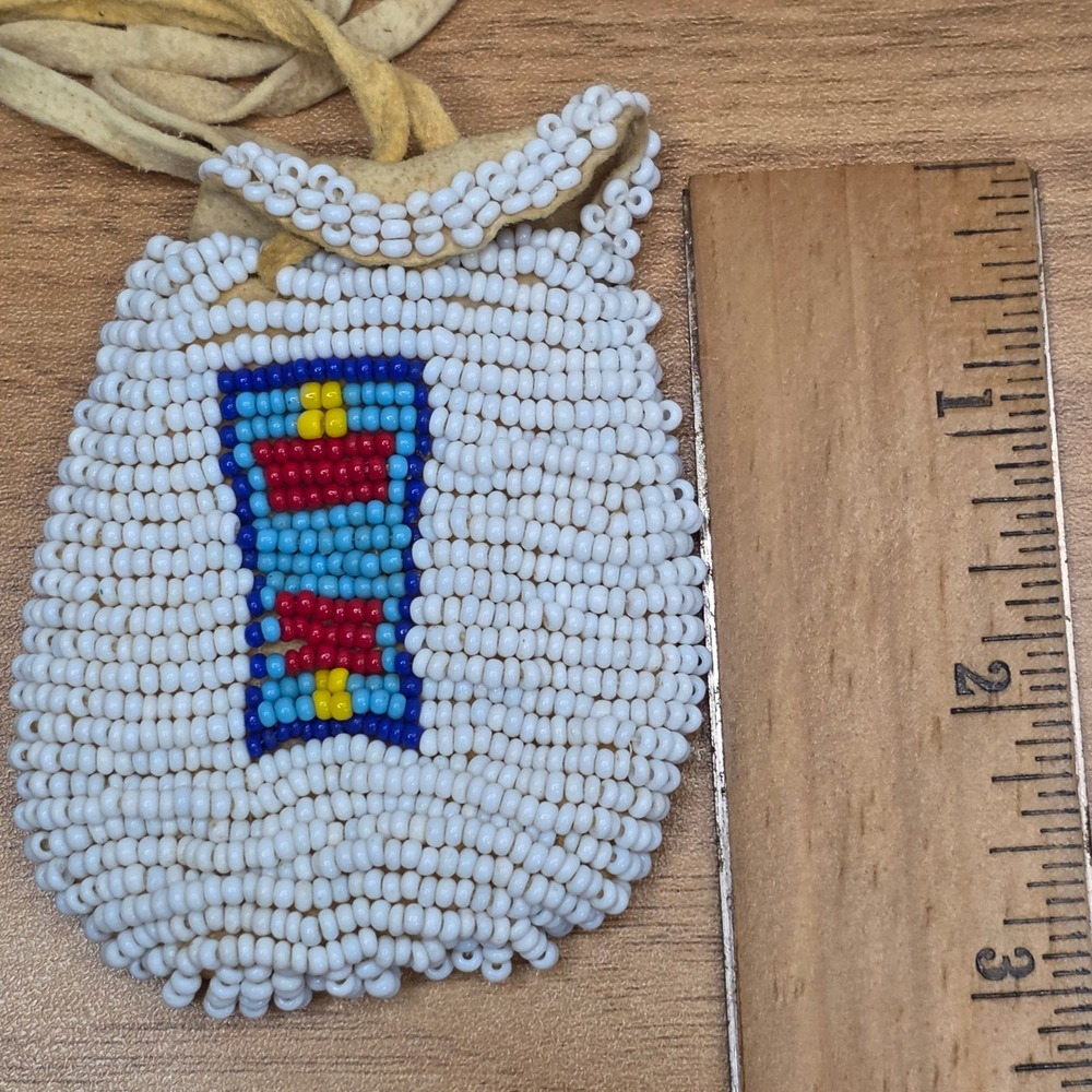 Native American Style Beaded Jewelry Thunderbird Necklace with Bracelet‎ & Pouch - Picture 8 of 14